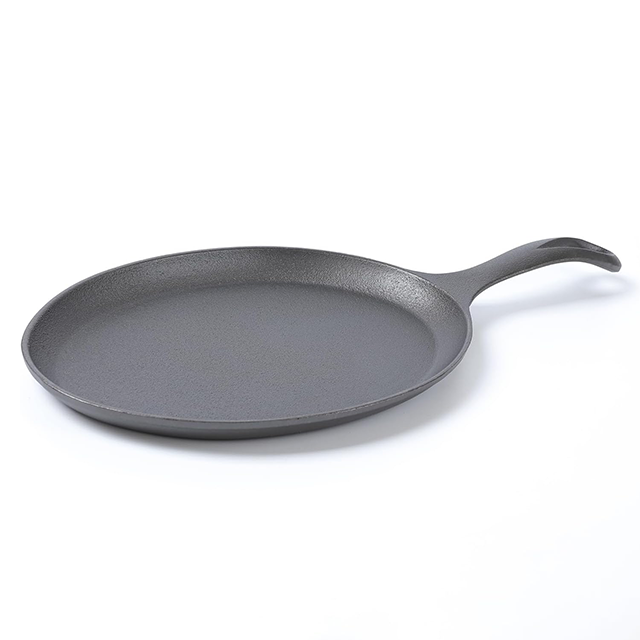 Cast Iron Fajita Plate Sizzler Pan Set